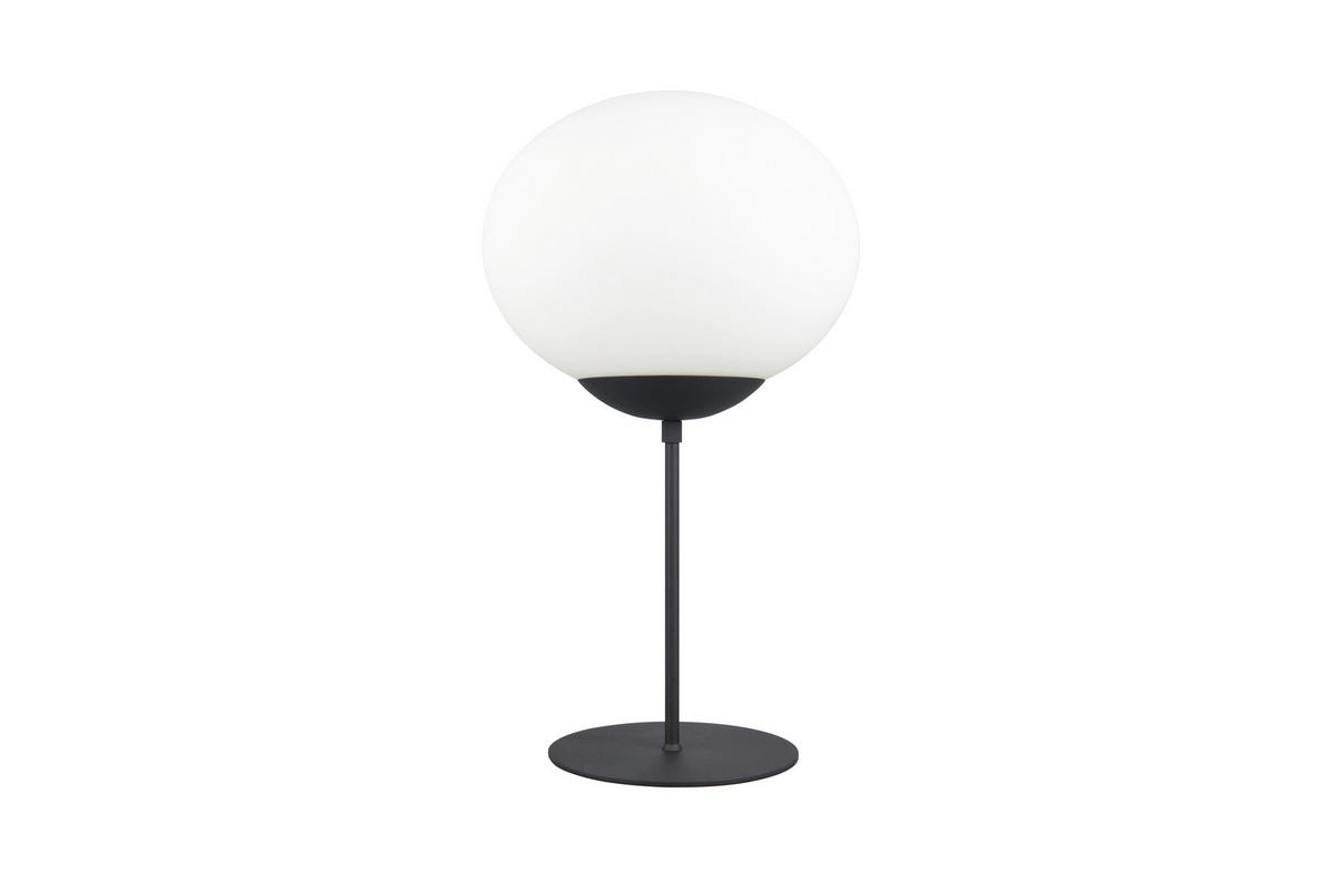 TISCHLEUCHTE - Weiss/Schwarz, Basics, Glas/Metall (30/52cm) - Trio Leuchten