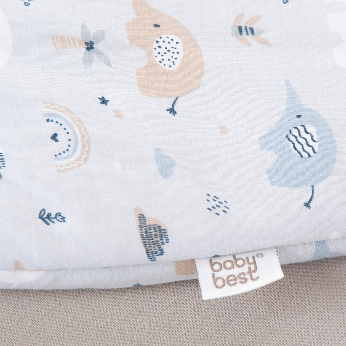 BABYSCHLAFSACK Elephant  70/45 cm     - Weiß, Basics, Textil (70/45cm) - baby best