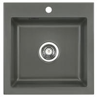 SPÜLE Mera 51 / 50010180  - Dunkelgrau, Basics, Keramik (51/51/20cm) - Systemceram