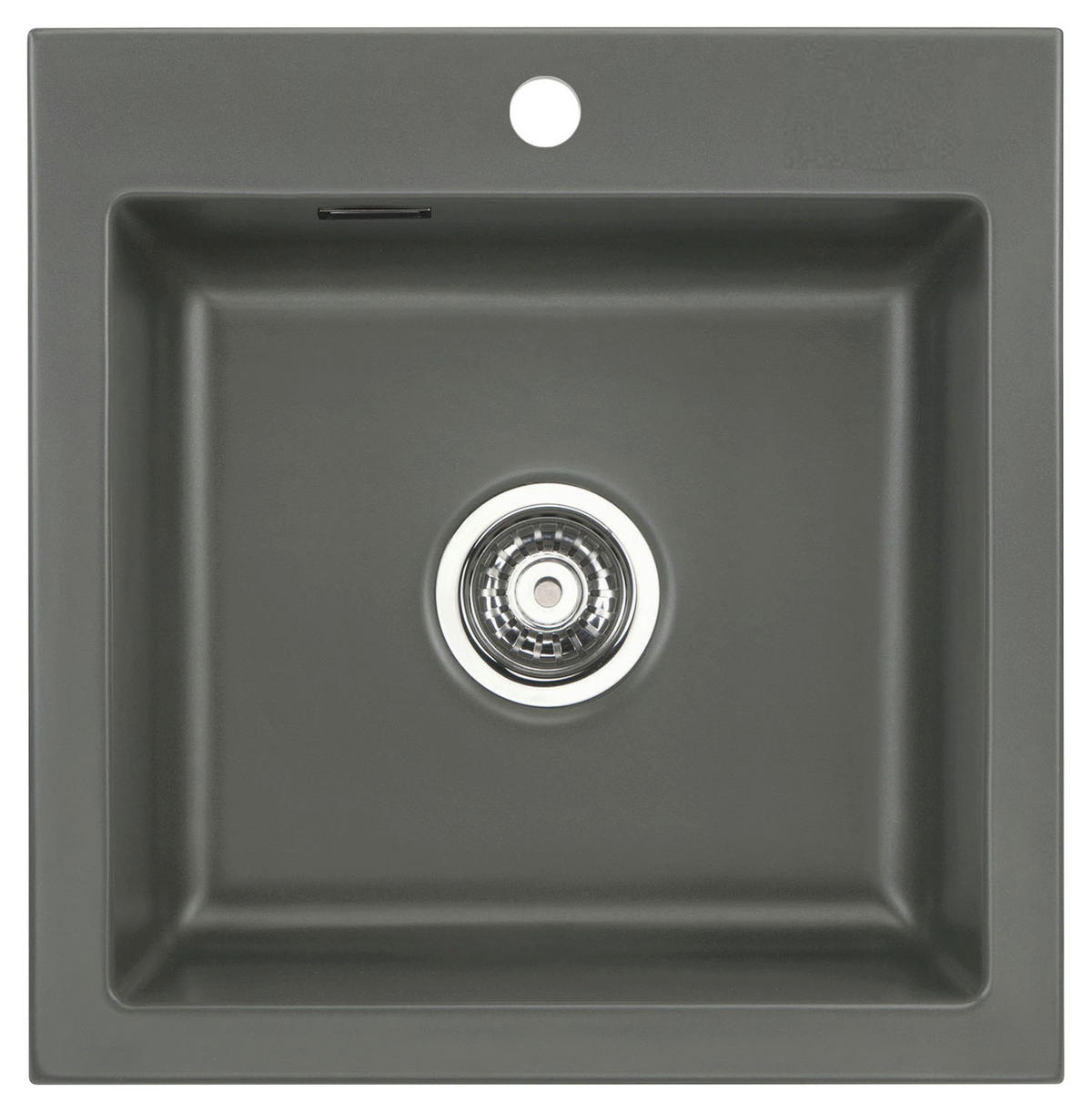 SPÜLE Mera 51 / 50010180  - Dunkelgrau, Basics, Keramik (51/51/20cm) - Systemceram