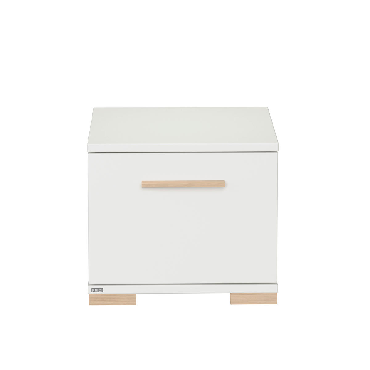 ÉJJELISZEKRÉNY Enie  - tölgyfa színű/fehér, Basics, faalapú anyag/fa (48,40/42/39,60cm) - Paidi