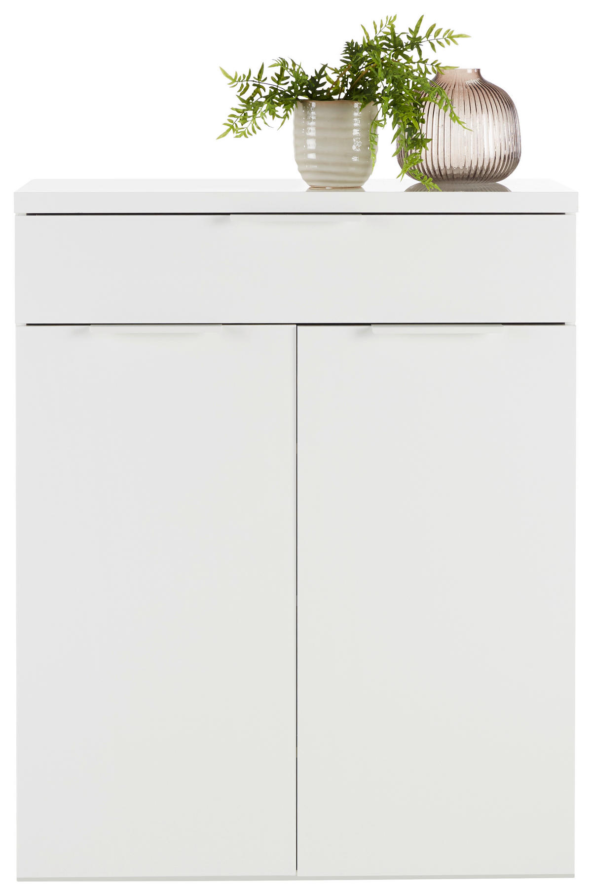 ORMAR ZA OBUĆU  bijela visoki sjaj  drvni materijal     - bijela/bijela visoki sjaj, Moderno, drvni materijal/metal (80/102/35cm) - Mömax