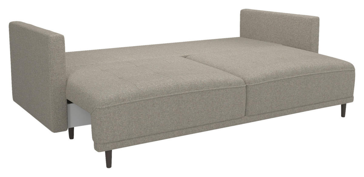 SCHLAFSOFA in Webstoff Beige  - Beige, Design, Textil (223/96/95cm) - MID.YOU
