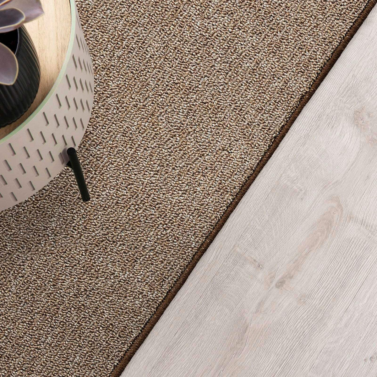 LÄUFER 80/250 cm London  - Braun, Basics, Kunststoff/Textil (80/250cm) - Floordirekt
