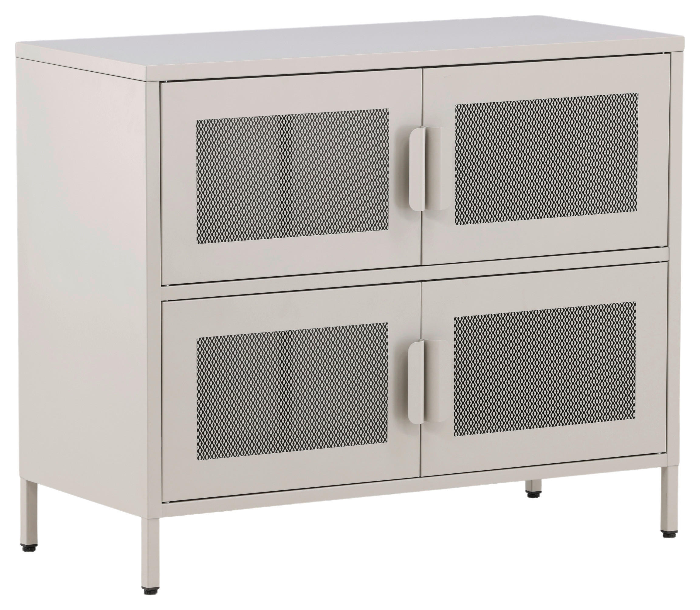 SIDEBOARD  in 90/75/40 cm  - Beige, Design, Metall (90/75/40cm) - Livetastic