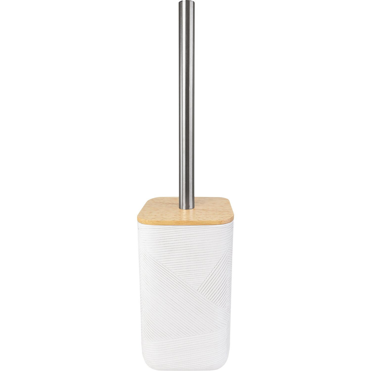 WC-BÜRSTENGARNITUR - Weiß, Basics, Naturmaterialien/Kunststoff (9.2/36/9.2cm) - Kleine Wolke