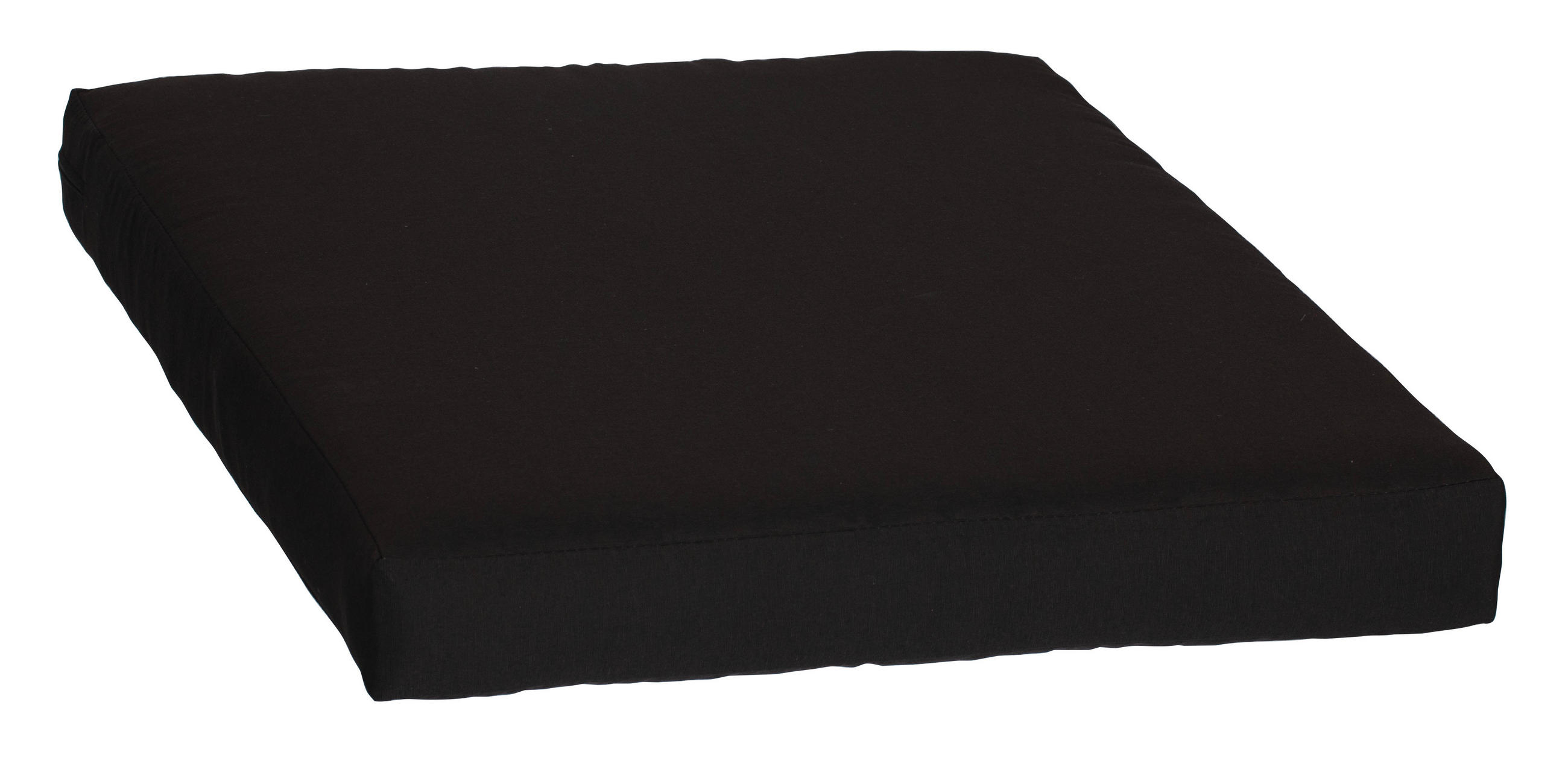 LOUNGEKISSEN in Anthrazit Uni  - Anthrazit, Basics, Textil (60/80/8cm) - Gardenson