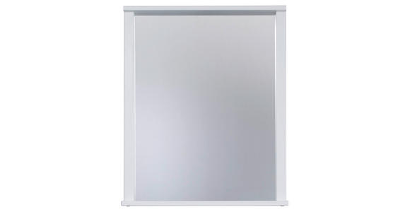 WANDSPIEGEL 63/78/12 cm  - Weiß, Design, Glas/Holzwerkstoff (63/78/12cm) - Xora