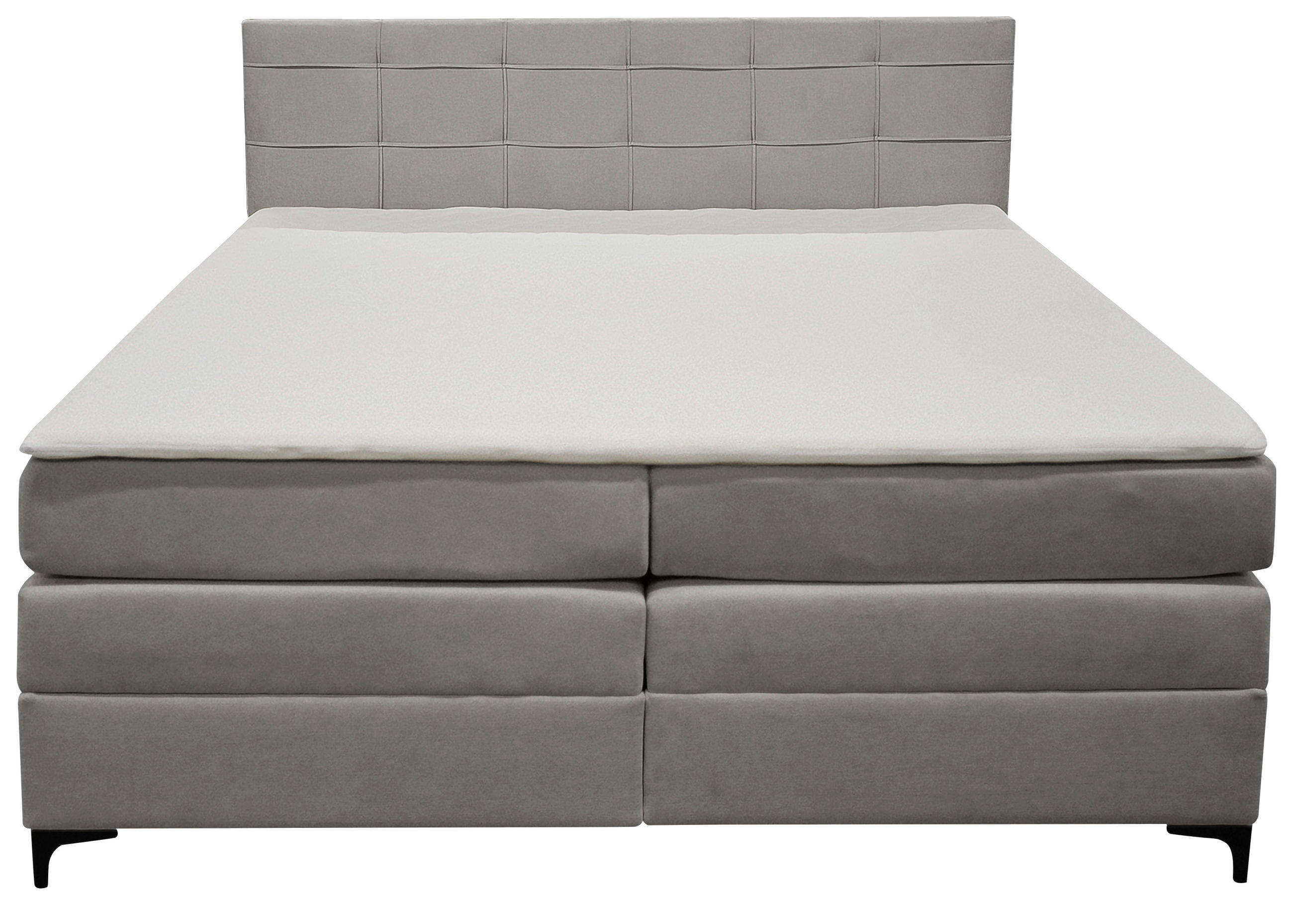 Boxspringbett Mitto Hellgrau 140x200 Cm