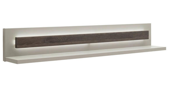 WANDBOARD  150/24/22 cm  - Eichefarben/Grau, Design, Holzwerkstoff (150/24/22cm) - Novel
