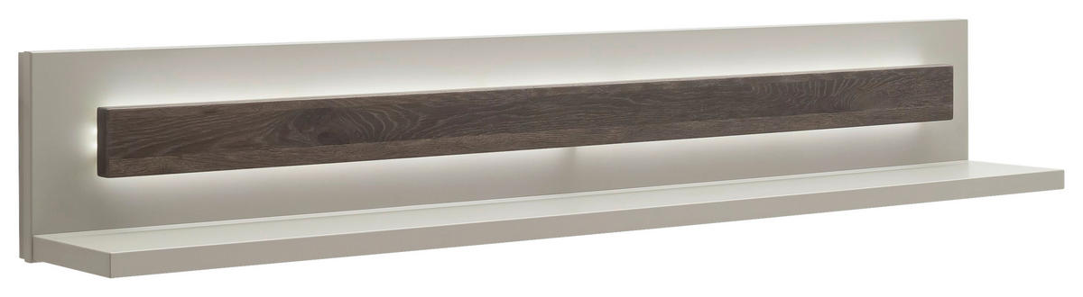 WANDBOARD  150/24/22 cm  - Eichefarben/Grau, Design, Holzwerkstoff (150/24/22cm) - Novel