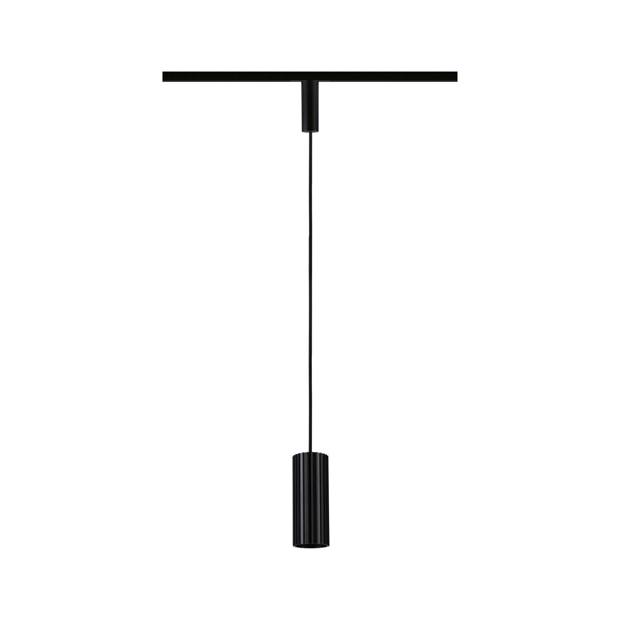 SCHIENENSYSTEM-HÄNGELEUCHTE URail 6,0/126,0 cm  - Schwarz, Basics, Metall (6,0/126,0cm) - Paulmann
