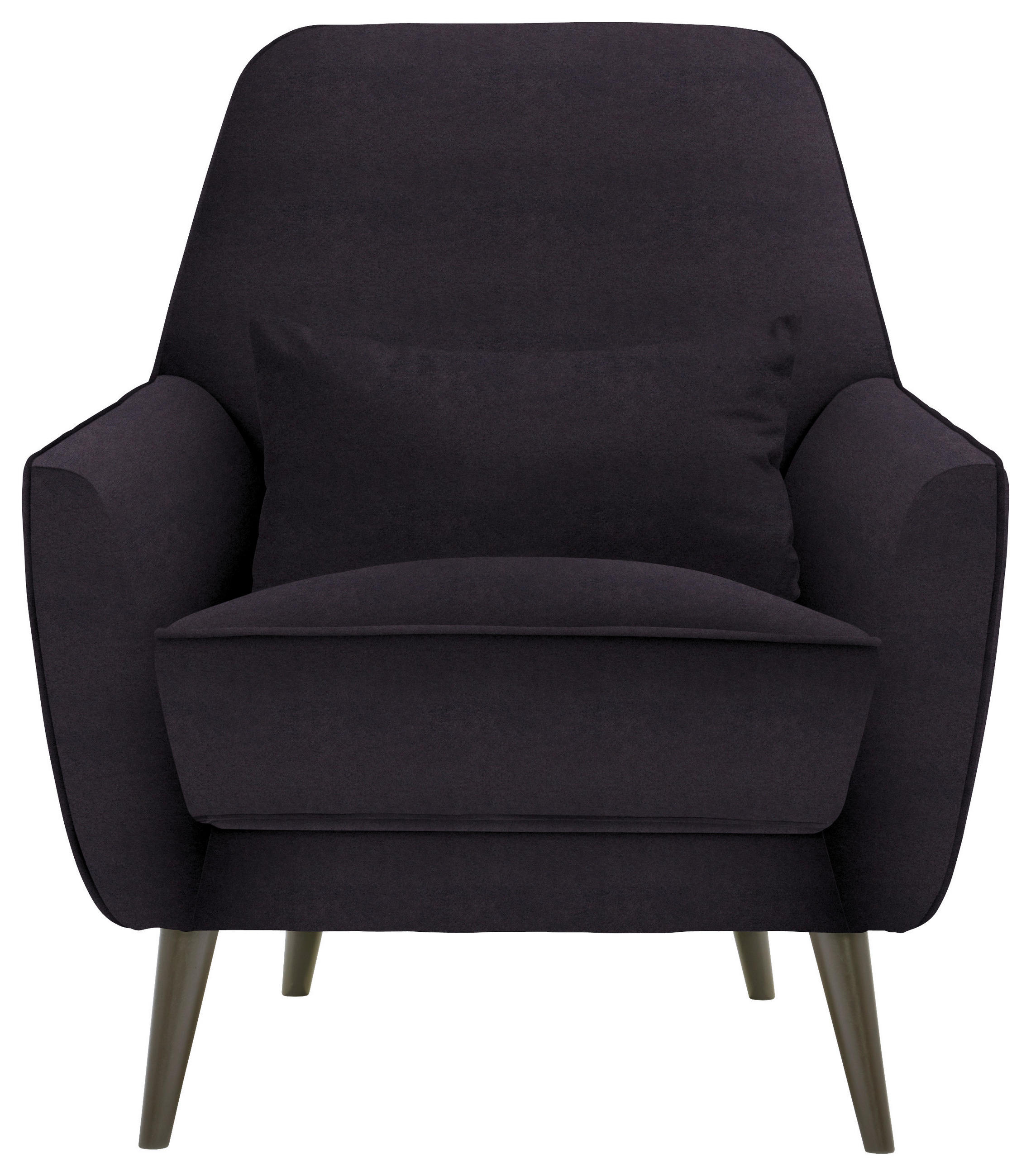 Thumbnail - Mid.you Sessel, Dunkelgrau, Textil, Uni, 77x86x80 cm, Made in EU, Wohnzimmer, Sessel, Polstersessel