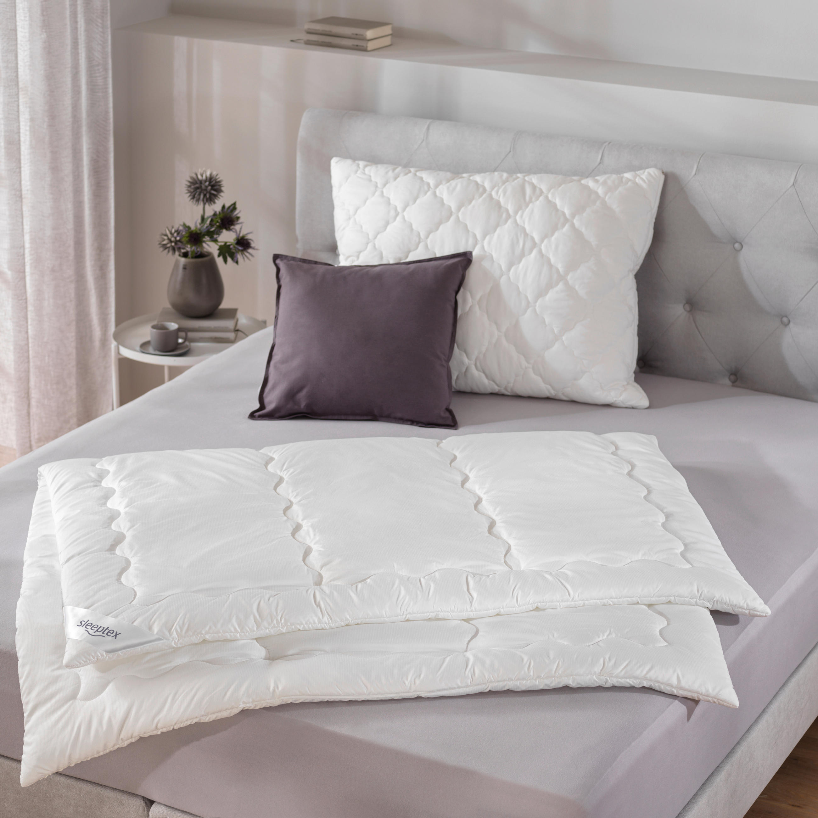 ZIMNÁ PRIKRÝVKA, 140/200 cm, polyester - biela, Basics, textil (140/200cm) - Sleeptex