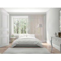 HÁLÓS FÜGGÖNY fm - szürkésfehér, Basics, textil (300cm)