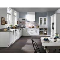 EINBAUKÜCHE WINDSOR LACK  - Weiß, Design, Holzwerkstoff - Nolte Küchen