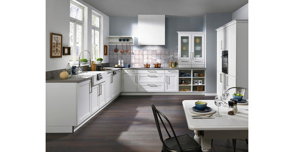 EINBAUKÜCHE   - Weiß, Design, Holzwerkstoff - Dieter Knoll