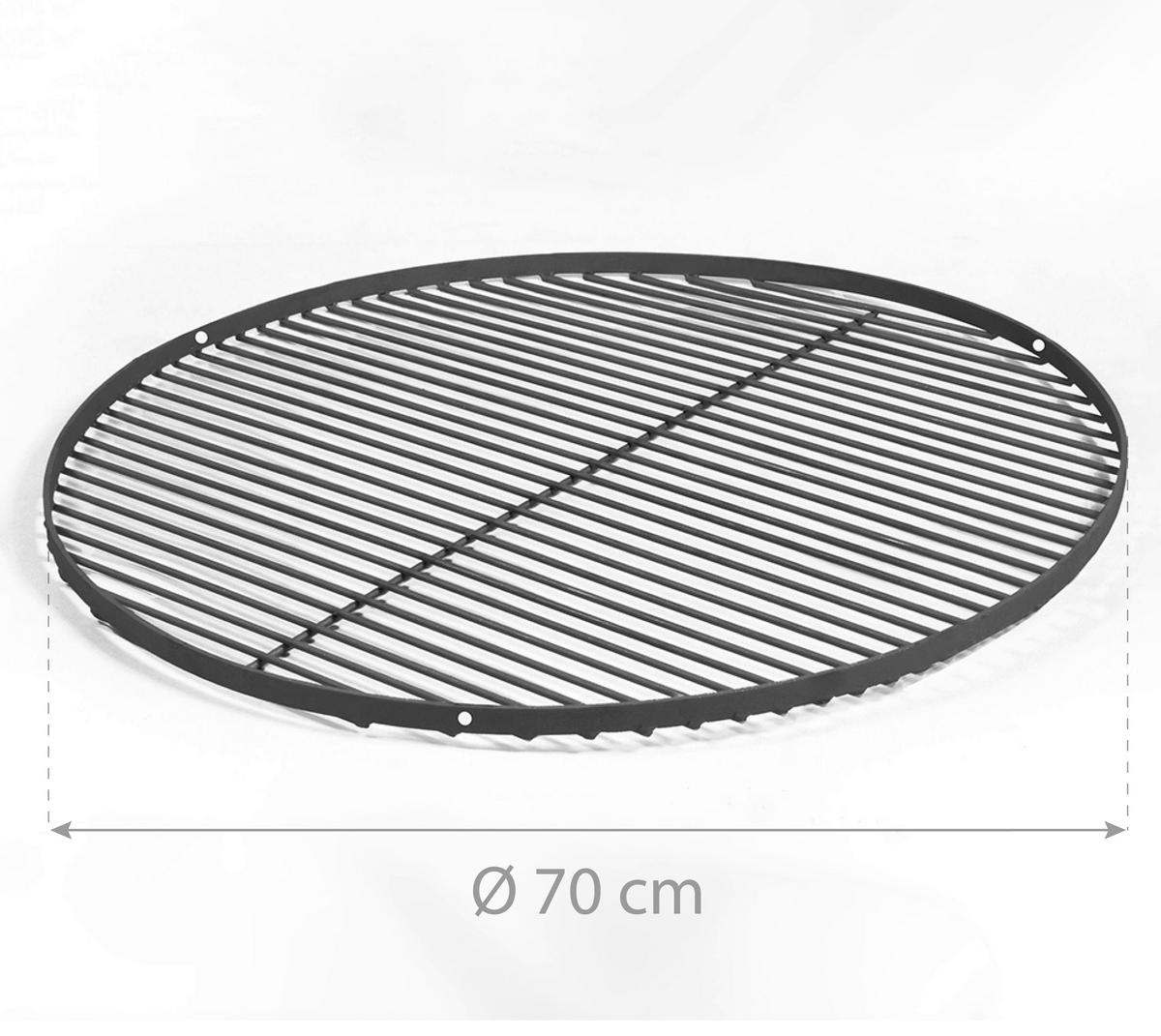 GRILLROST - Schwarz, Basics, Metall (70cm)