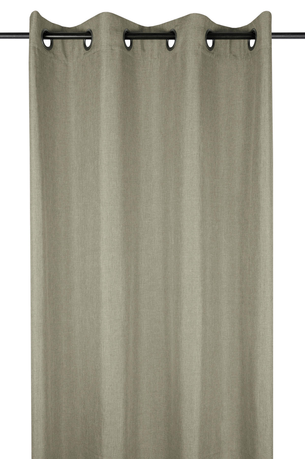 KONČANA ZAVESA  zatemnjeno   140/260 cm  - olivno zelena , Basics, tekstil (140/260cm)