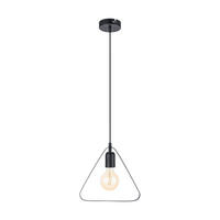 HÄNGELEUCHTE 25/9,5/110 cm  - Schwarz, KONVENTIONELL, Metall (25/9,5/110cm) - Eglo