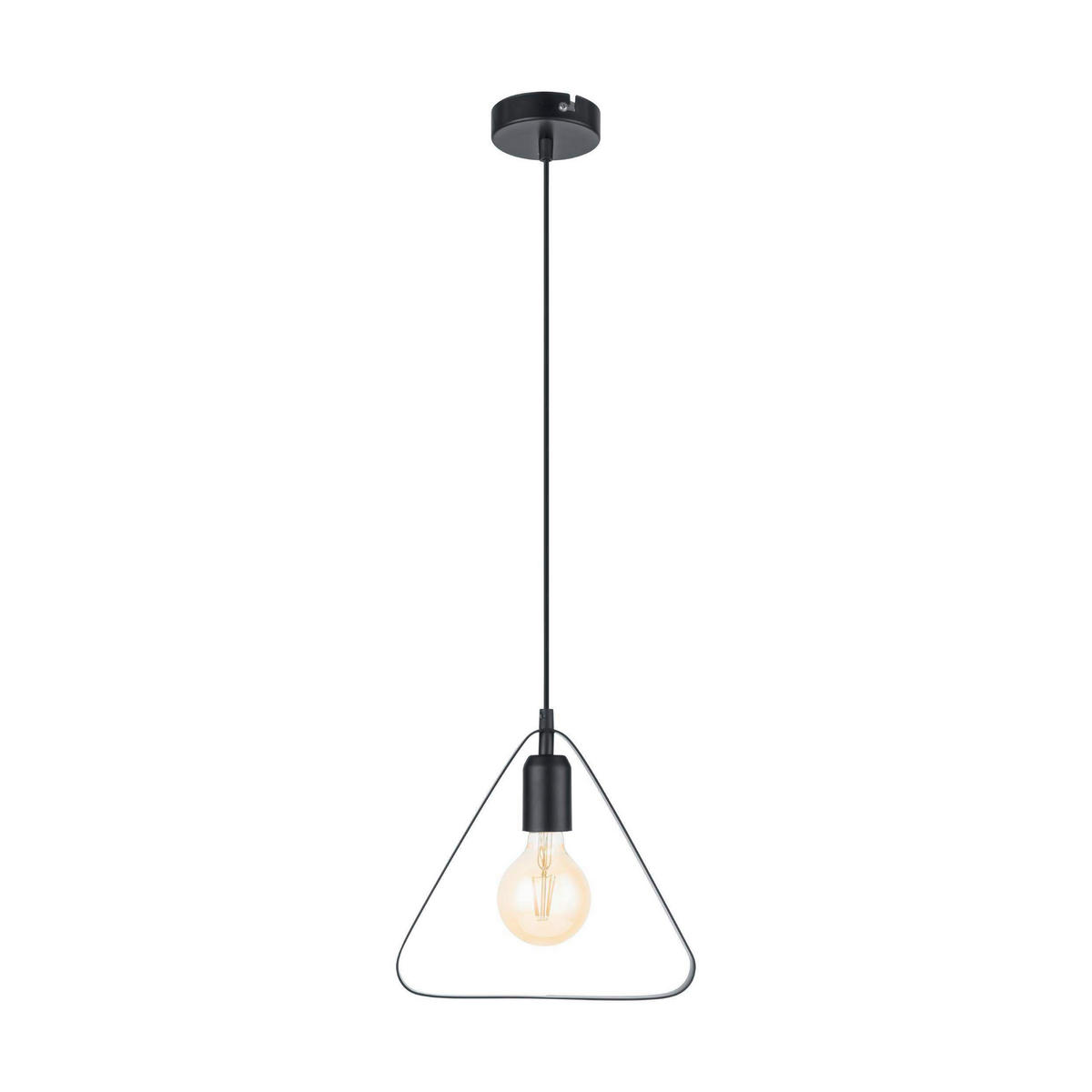 HÄNGELEUCHTE 25/9,5/110 cm  - Schwarz, KONVENTIONELL, Metall (25/9,5/110cm) - Eglo