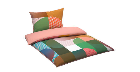 WENDEBETTWÄSCHE Sway Satin 140/200 cm  - Multicolor, Basics, Textil (140/200cm) - Novel