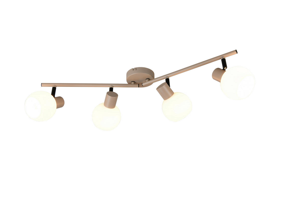 STRAHLER R86374043 70/18,5/10,00 cm  - Beigebraun/Weiß, Design, Glas/Metall (70/18,5/10,00cm)