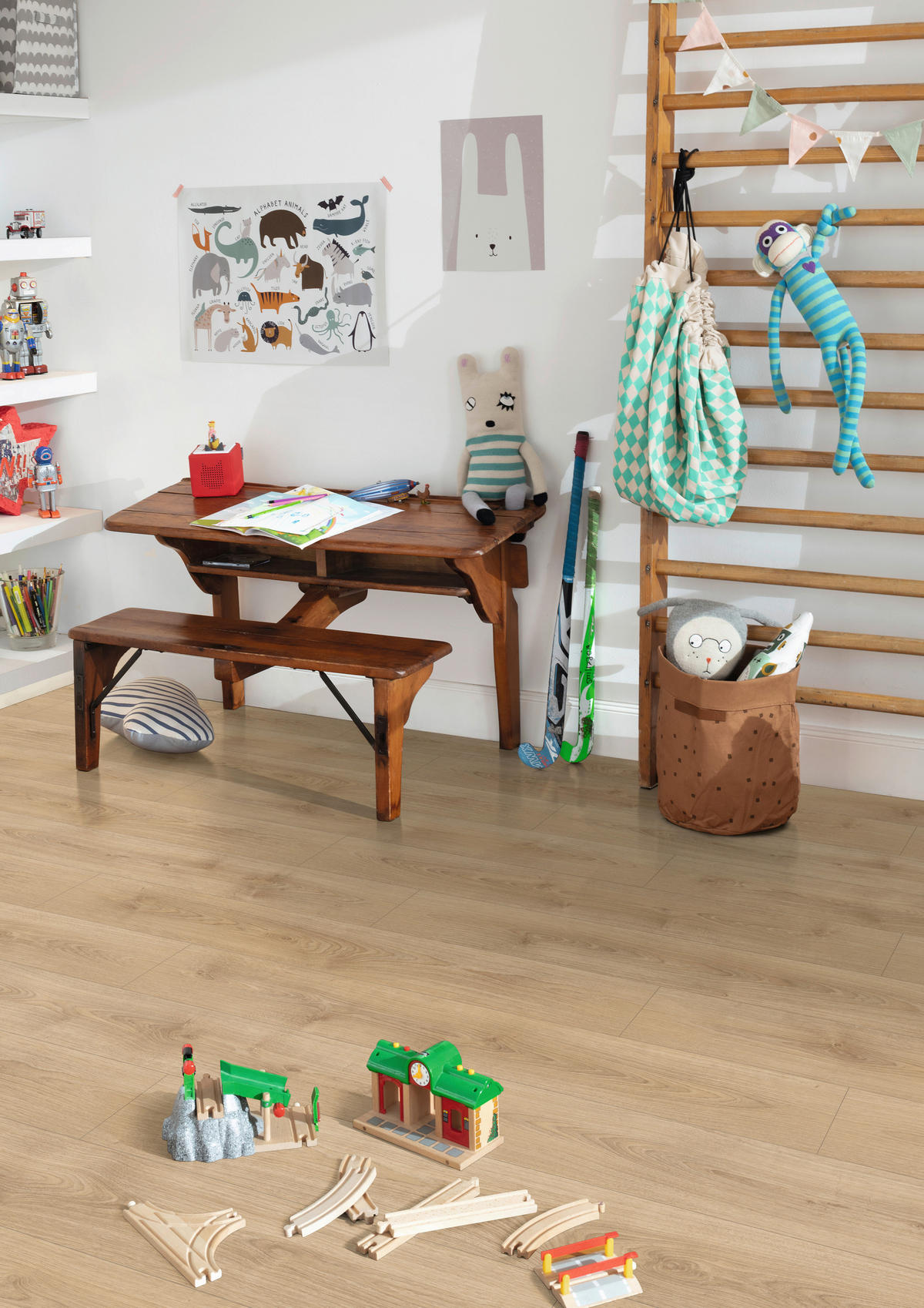 LAMINATBODEN Nord Eiche EGGER Nature Sense  per  m² - Eichefarben/Beige, KONVENTIONELL, Holzwerkstoff (129.2/19.3/0.8cm) - Egger Holzwerkstoffe