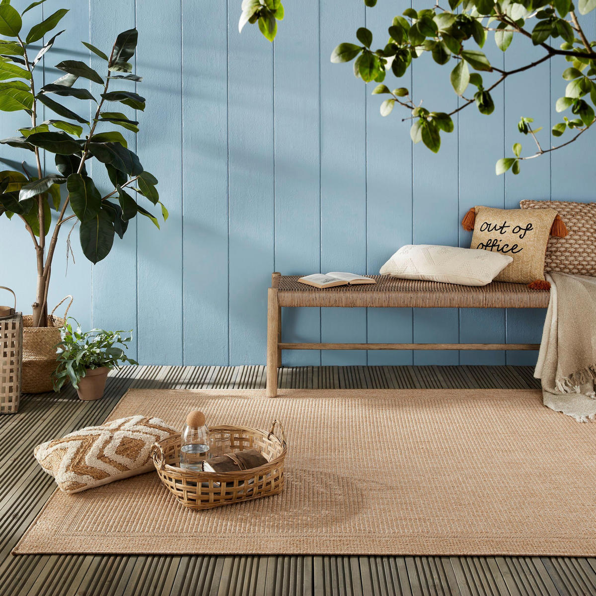 OUTDOORTEPPICH - Beige, Basics, Textil (80/150cm)