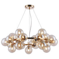 PENDELLEUCHTE  69/23,8/69 cm   - Goldfarben, Trend, Glas/Metall (69/23,8/69cm) - MAYTONI