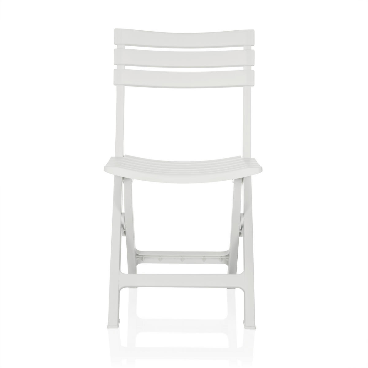 KLAPPSTUHL Weiß  - Weiß, MODERN, Kunststoff (42/80/45,5cm) - MID.YOU