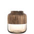 VASE 25 cm - Braun, KONVENTIONELL, Glas/Holz (25cm) - Leonardo VASE 25 cm - Braun, KONVENTIONELL, Glas/Holz (25cm) - Leonardo