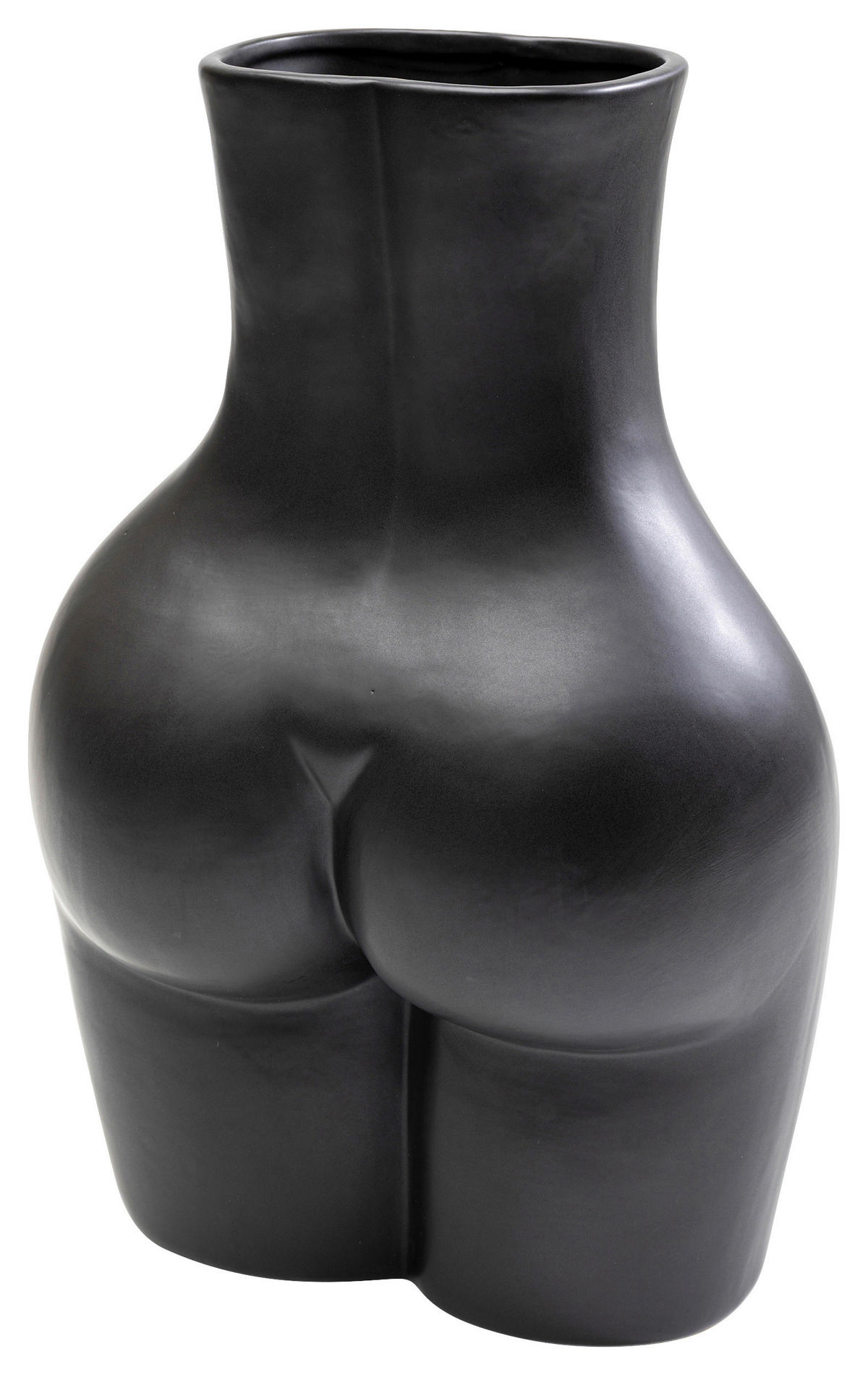 VASE 40 cm  - Schwarz, Design, Keramik (27/40/16cm) - Kare-Design