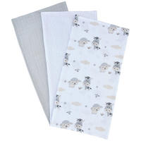 SADA LÁTKOVÝCH PLENEK - vícebarevná, Basics, textil (80/80cm) - Patinio