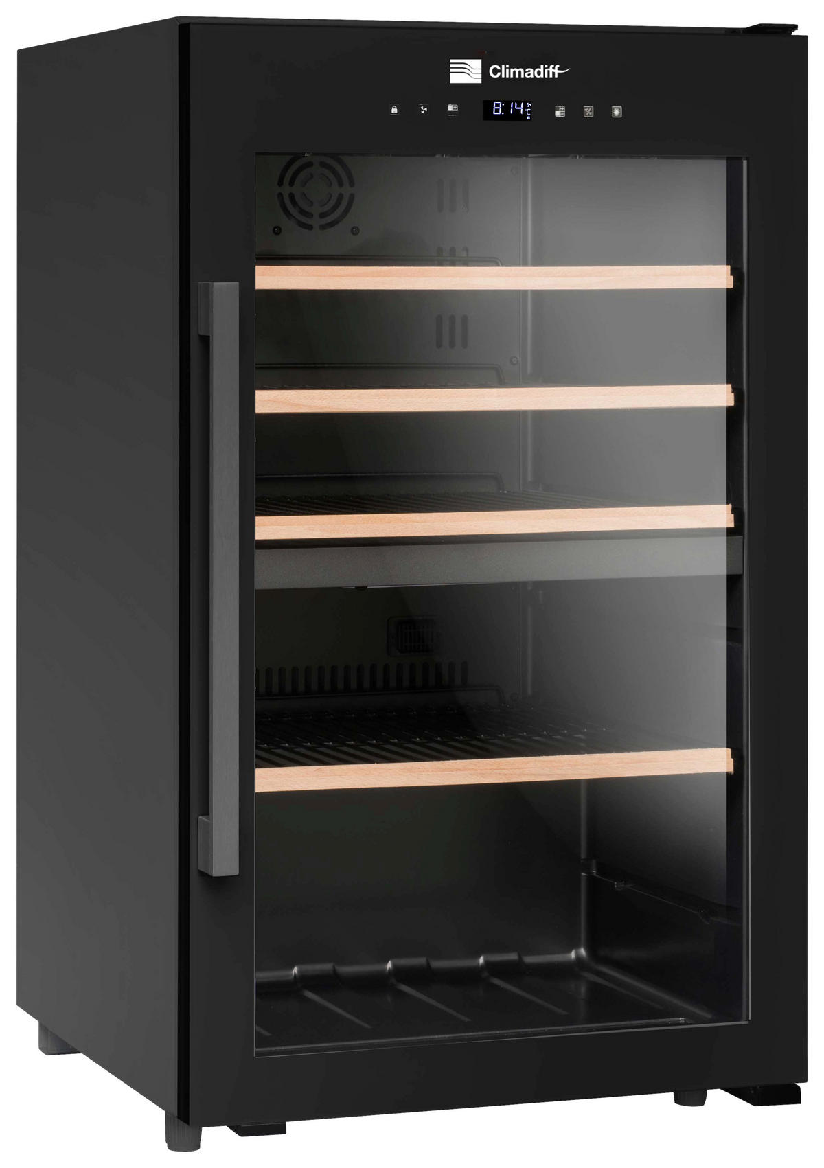 WEINKÜHLSCHRANK CLD55B1  - Schwarz, Basics, Glas/Metall (85,5/50/54cm)
