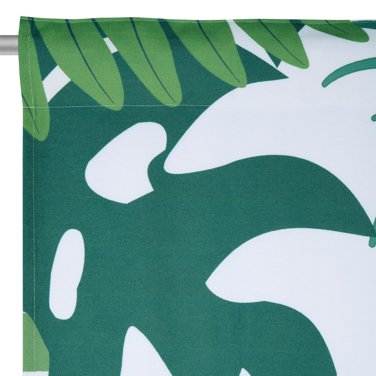 GYEREKFÜGGÖNY  - erdőzöld/fehér, Konventionell, textil (135/245cm) - Ben'n'jen
