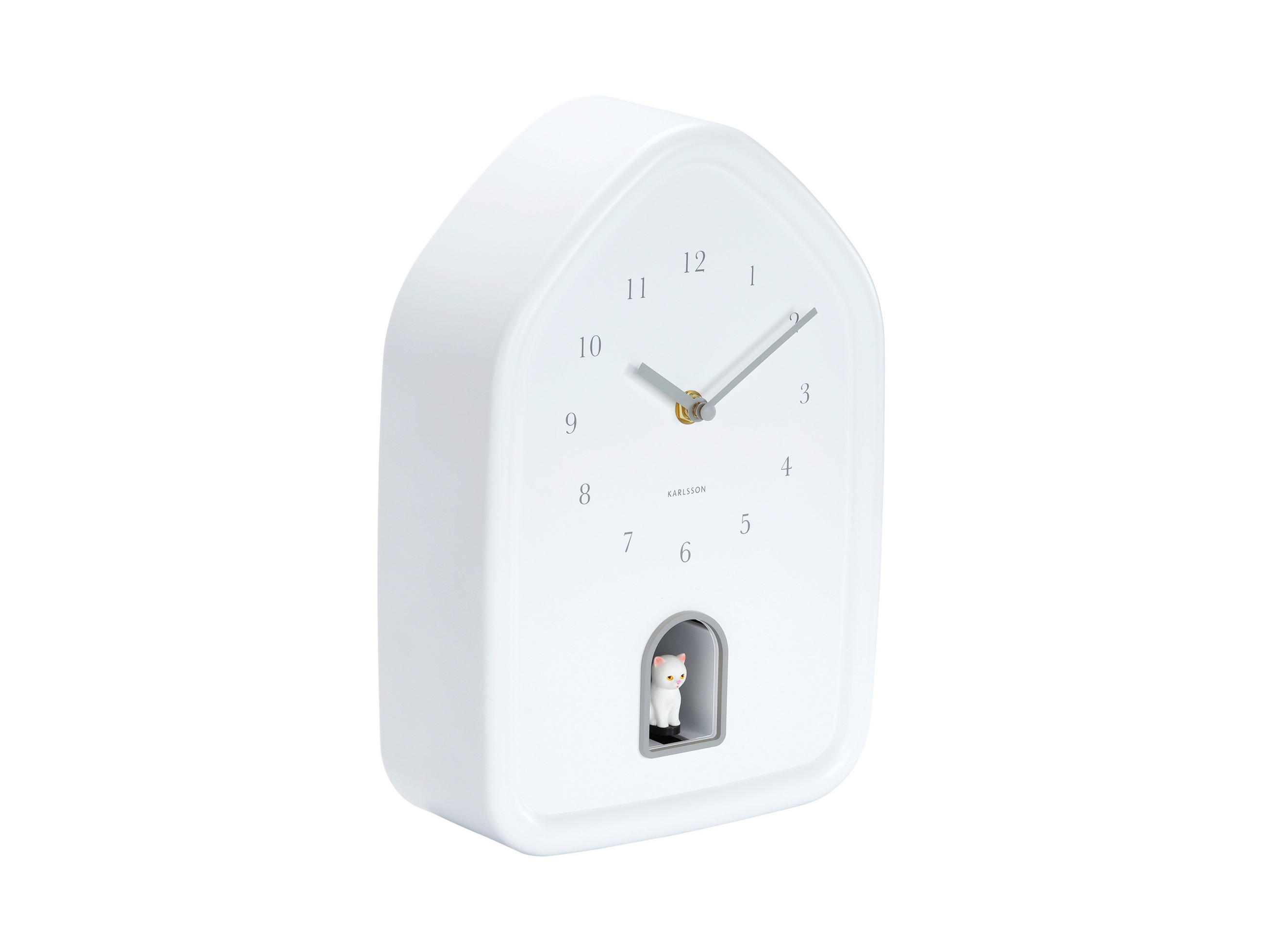 WANDUHR  Weiß  - Weiß, Basics, Kunststoff (20/29.1cm) - Karlsson