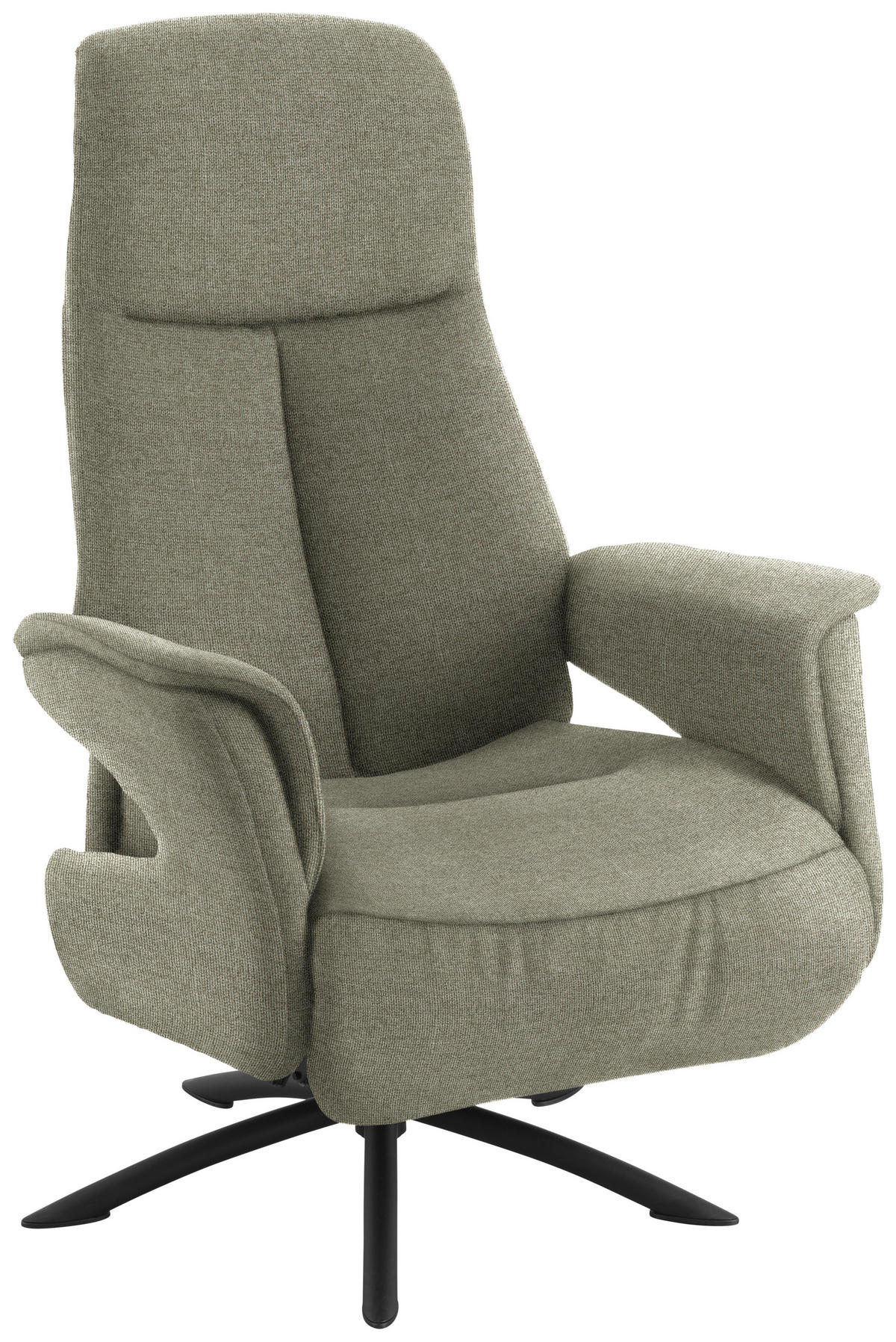 RELAXSESSEL Textil Grün  - Schwarz/Grün, Design, Textil/Metall (73/108/86cm) - Welnova