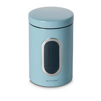 FÖRVARINGSBURK 1,4 l  - ljusblå, Modern, metall (12/18/12cm) - Echtwerk