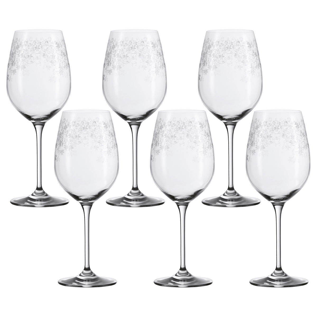 GLÄSERSET Chateau 6-teilig  - Transparent, LIFESTYLE, Glas (410ml) - Leonardo
