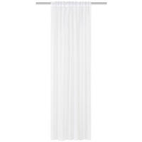 FERTIGVORHANG halbtransparent  - Weiß, Basics, Textil (140/245cm)