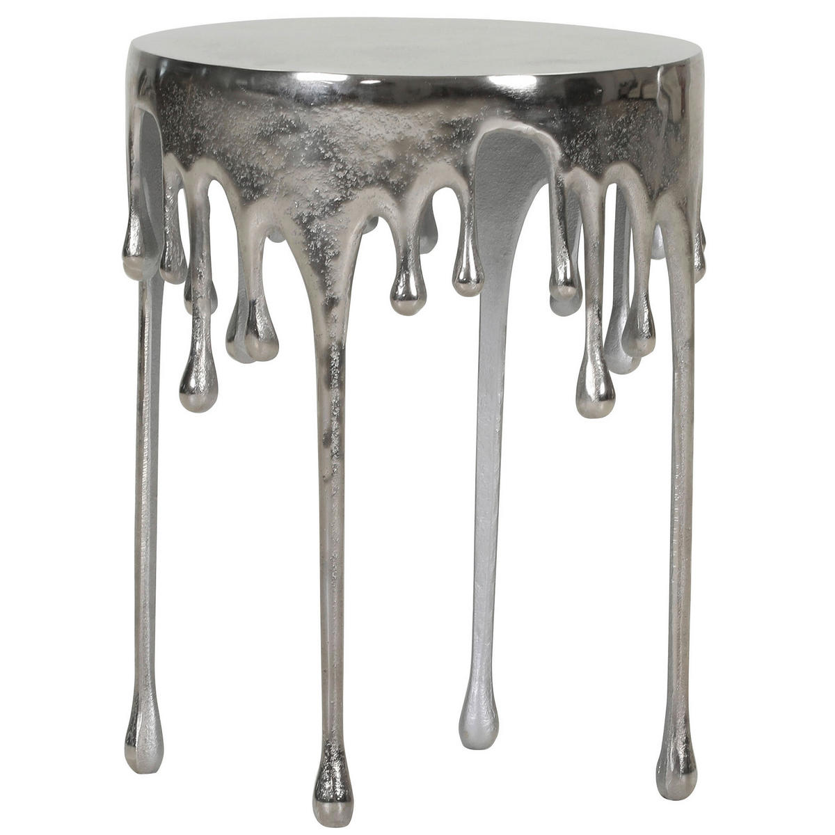 BEISTELLTISCH in Metall 38/38/50 cm  - Silberfarben, Modern, Metall (38/38/50cm) - Ambia Home
