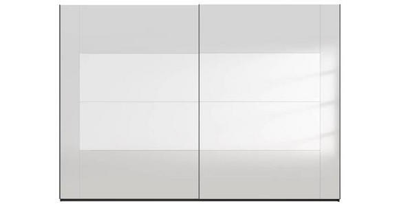 SCHWEBETÜRENSCHRANK  in Graphitfarben  - Graphitfarben, Design, Glas/Holzwerkstoff (316/223/68cm) - Xora