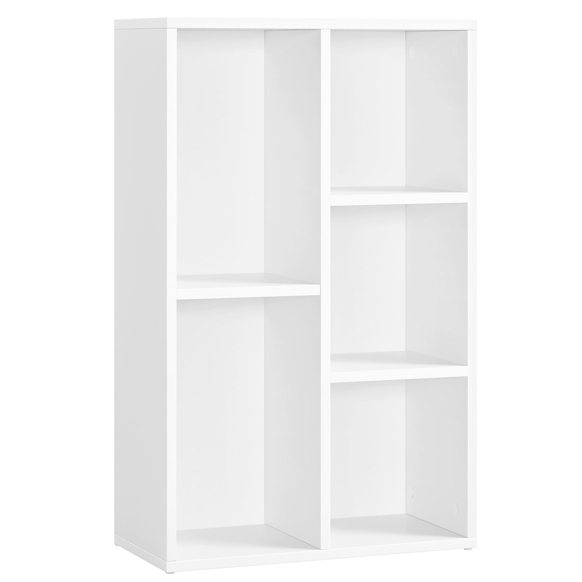 REGAL Weiß  - Weiß, Basics, Holzwerkstoff (50/80/24cm) - Boxxx
