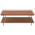 COUCHTISCH 110/55/34 cm rechteckig Terracotta  - Terracotta, Basics, Metall (110/55/34cm) - Xora
