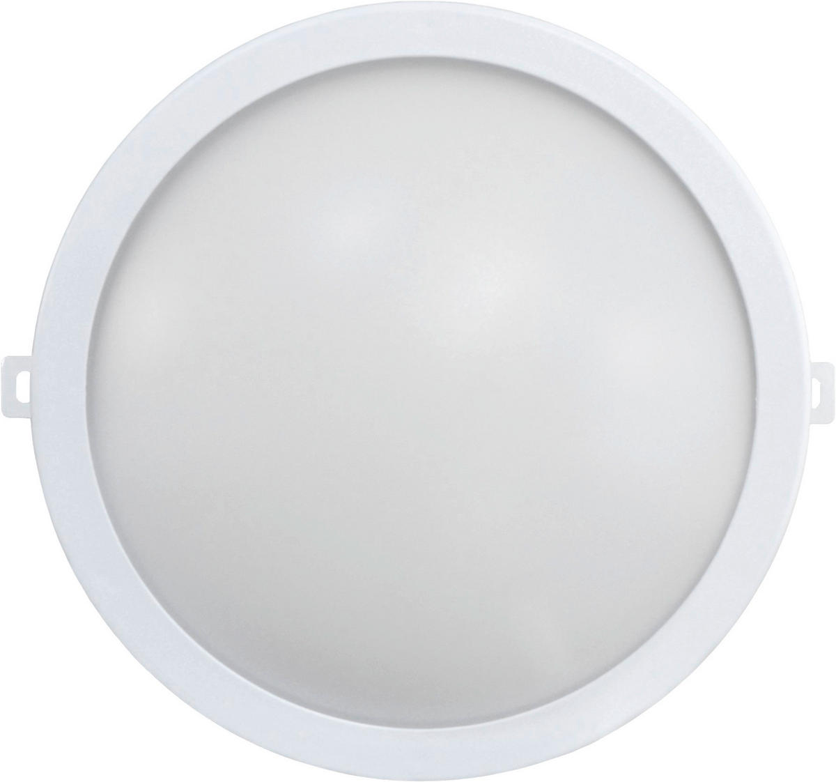 AUßENWANDLEUCHTE 19/7,9 cm   - Weiß, Basics, Kunststoff (19/7,9cm)