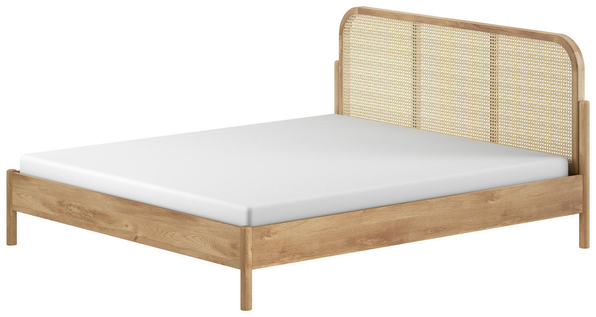BETT 180/200 cm  in Eichefarben  - Eichefarben, MODERN, Holz/Holzwerkstoff (180/200cm) - MID.YOU