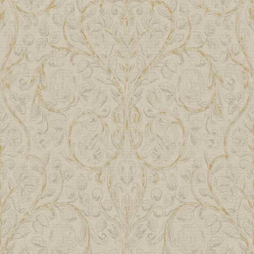 NON WOVEN-TAPET 53/1005 cm  - grå, Basics, papper/plast (53/1005cm)