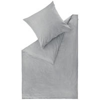 WENDEBETTWÄSCHE SW-Grid grau Flanell 135/200 cm  - Grau, Design, Textil (135/200cm) - Schöner Wohnen