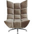 SESSEL in Textil Grau - Alufarben/Grau, Trend, Textil/Metall (87/115/129cm) - Bretz SESSEL in Textil Grau - Alufarben/Grau, Trend, Textil/Metall (87/115/129cm) - Bretz